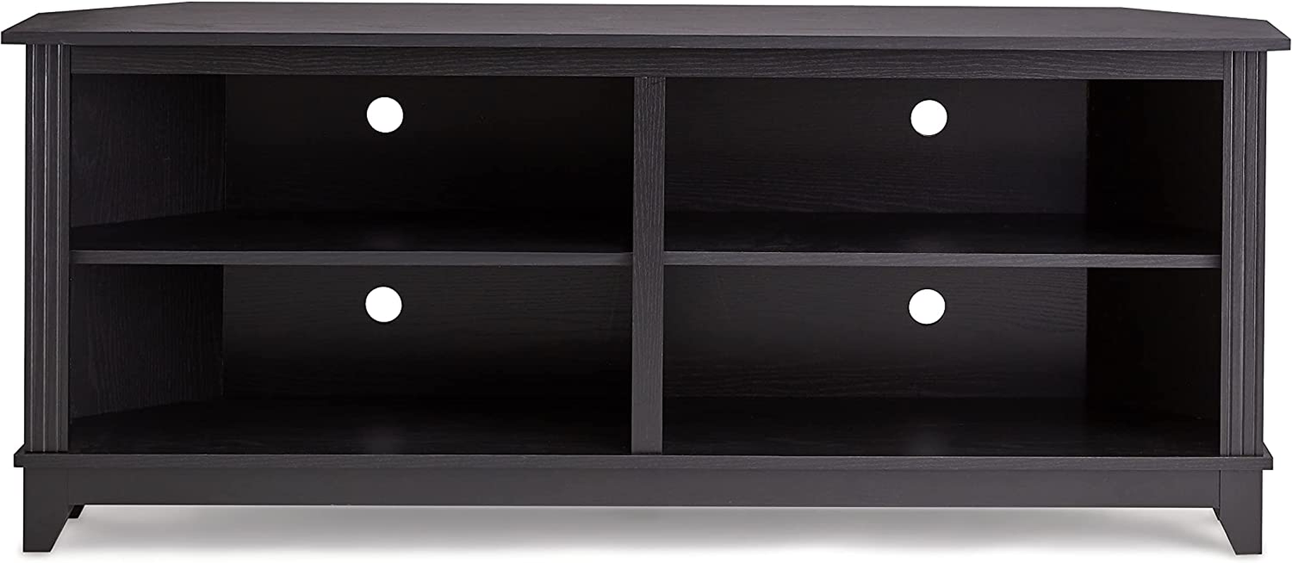 ROCKPOINT 58Inch Corner TV Stand,Home Living Room Storage Console