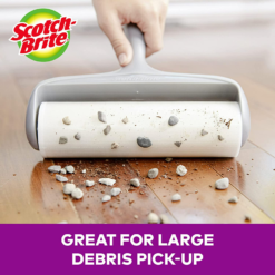 Scotch-Brite Pet Extra Sticky Large Surface Lint Roller for Pet Hair, Furniture and Clothes, 1 Roller, 60 Sheets