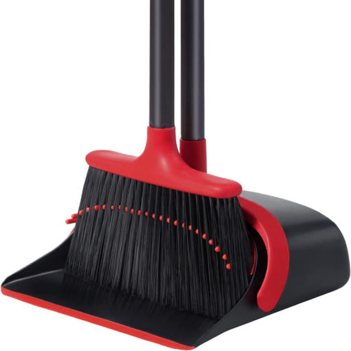 Broom and Dustpan Set for Home 52" Long Handle Broom