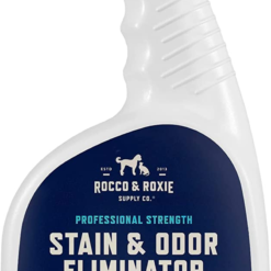 Rocco & Roxie Stain & Odor Eliminator for Strong Odor - Enzyme Pet Odor Eliminator for Home - Carpet Stain Remover for Cats and Dog Pee - Enzymatic Cat Urine Destroyer - Carpet Cleaner Spray