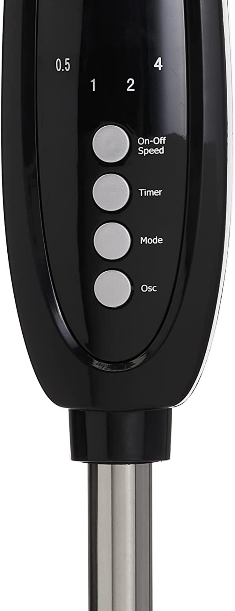 Oscillating Dual Blade Standing Pedestal Fan with Remote - 16-Inch, Black