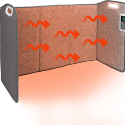 Portable Space Heater for Office and Home, Foldable Foot Warmer under Desk for Leg and Feet, Personal Electric Panel Space Heater with Thermostat and Timer, Quiet Floor Foot Heater with Auto Shut Off