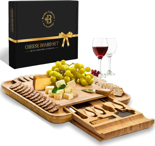 Premium Bamboo Cheese Board