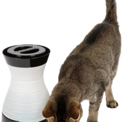 Petsafe Healthy Pet Water Station - Small, 64 Oz Capacity - Gravity Cat & Dog Waterer - Removable Stainless Steel Bowl Resists Corrosion & Stands up to Frequent Use - Easy to Fill - Filter Compatible