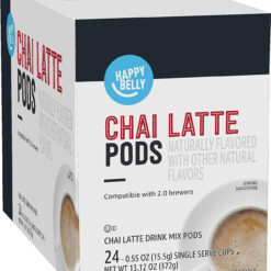 Amazon Brand -  Tea Pods Compatible with 2.0 K-Cup Brewers, Chai Latte, 24 Count (Previously Solimo)